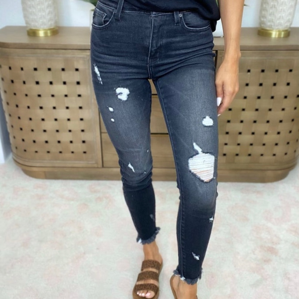 Kancan High Rise Ankle Skinny Jeans
